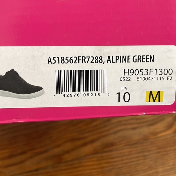 Ryka Vibe Knit Slip On Wedge Sneaker‎ Alpine Green size 10M NWT - Picture 9 of 9